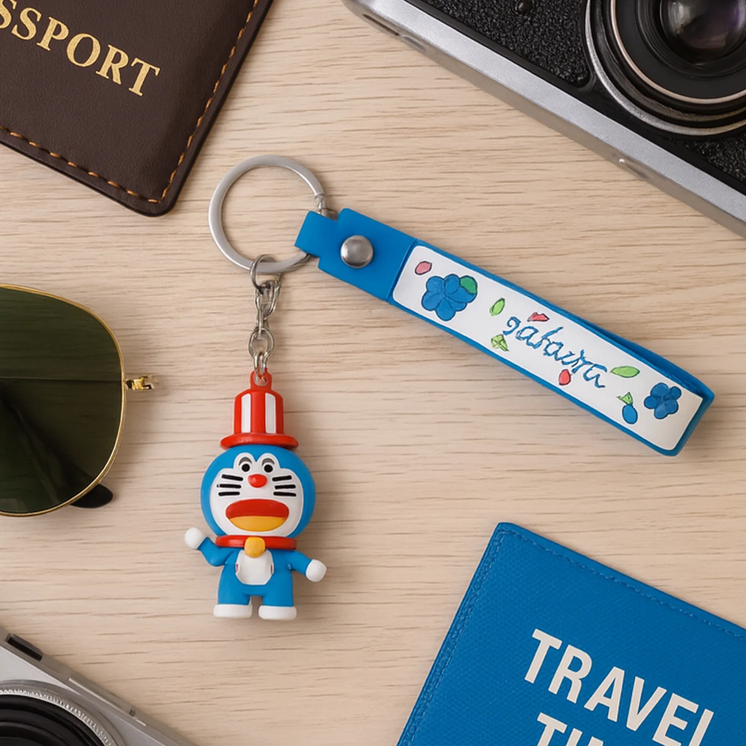 Cute Silicone 3D Key Chain with Metal Hook & Strap (Pack of 1) - Image 6