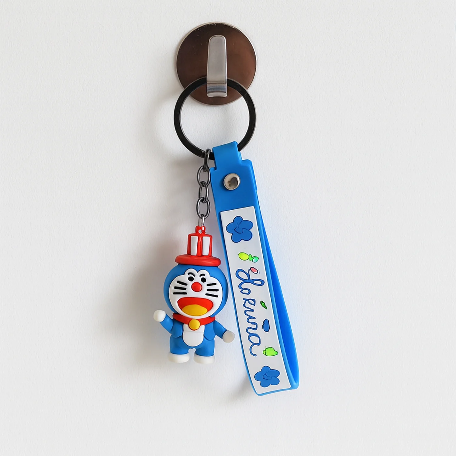 Cute Silicone 3D Key Chain with Metal Hook & Strap (Pack of 1) - Image 7