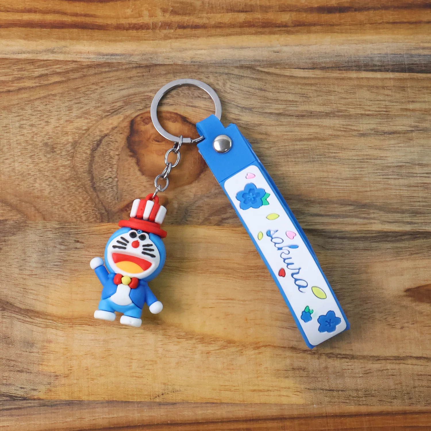 Cute Silicone 3D Key Chain with Metal Hook & Strap (Pack of 1) - Image 8