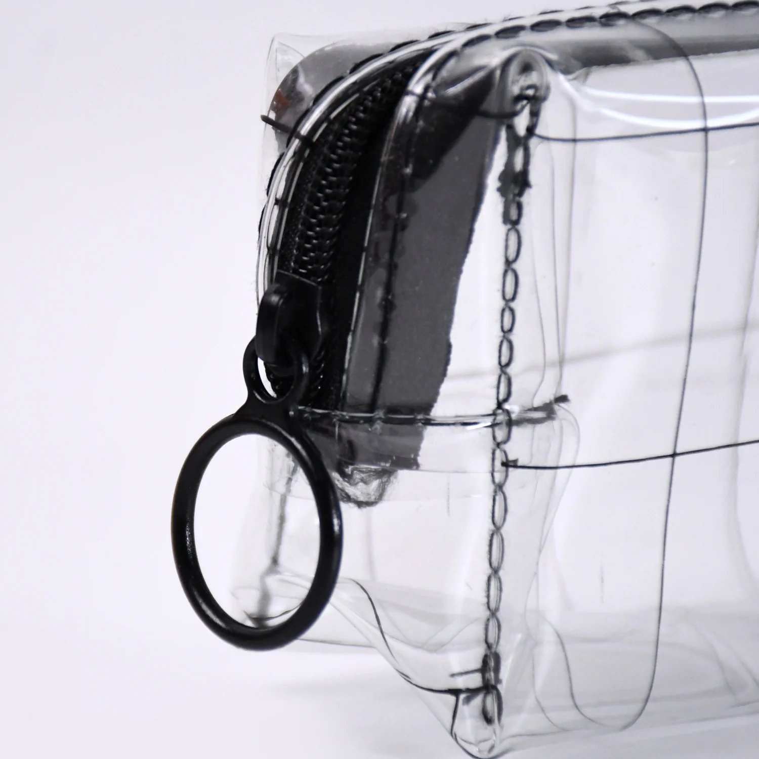 Transparent Pencil Pouch With Zipper (1 Pc) - Image 3
