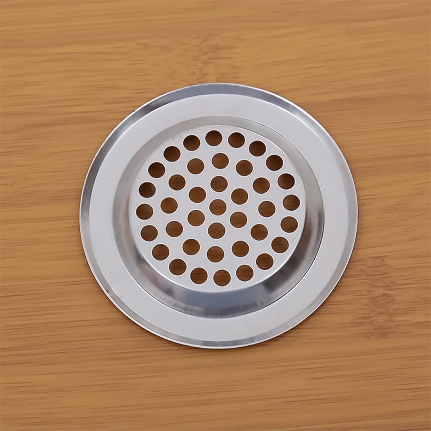 Bathroom Kitchen Stainless Steel Basin Sink Drain Strainer (2 Pc Set) - Image 3