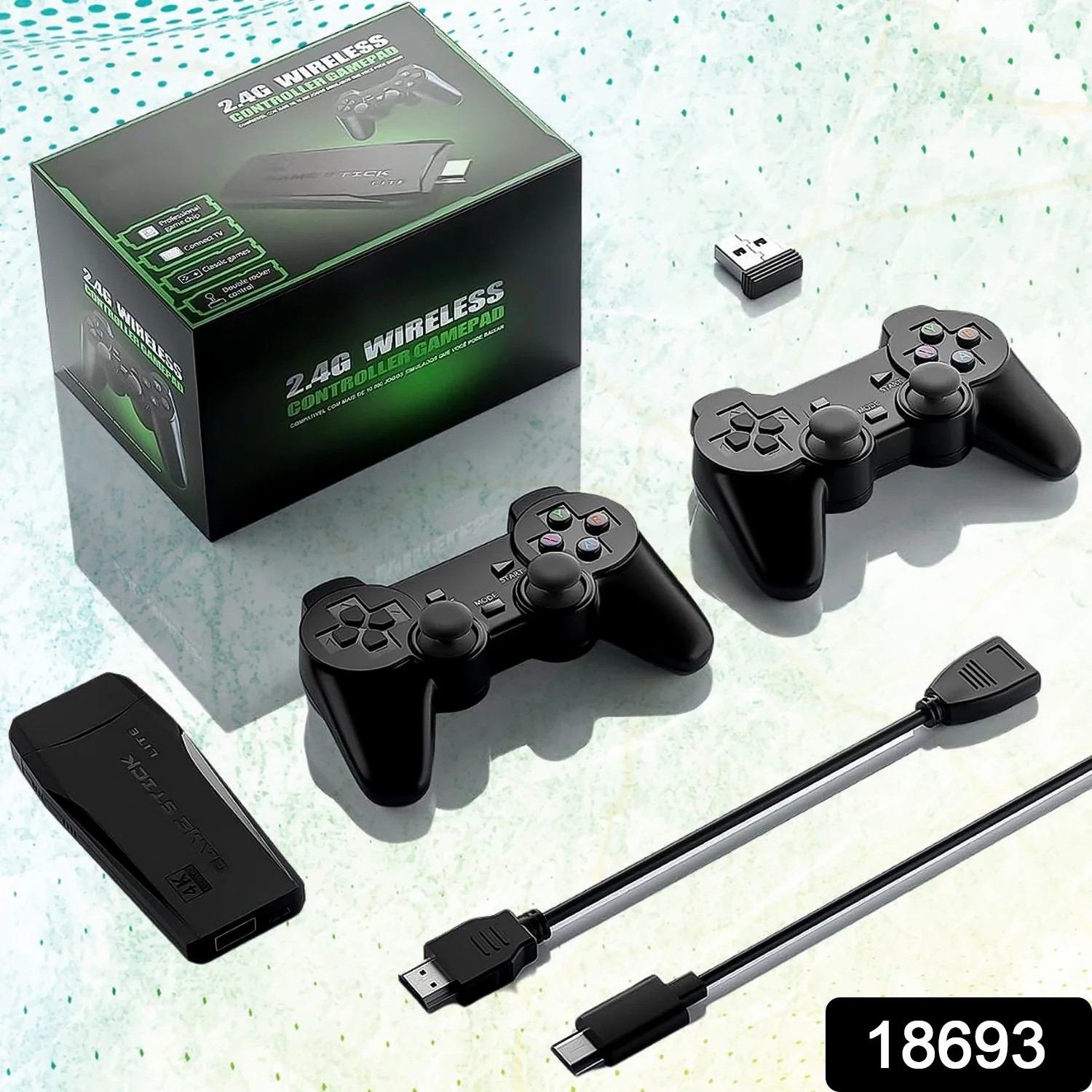 Wireless Controller Gamepad with 10,000+ Games, - Image 2