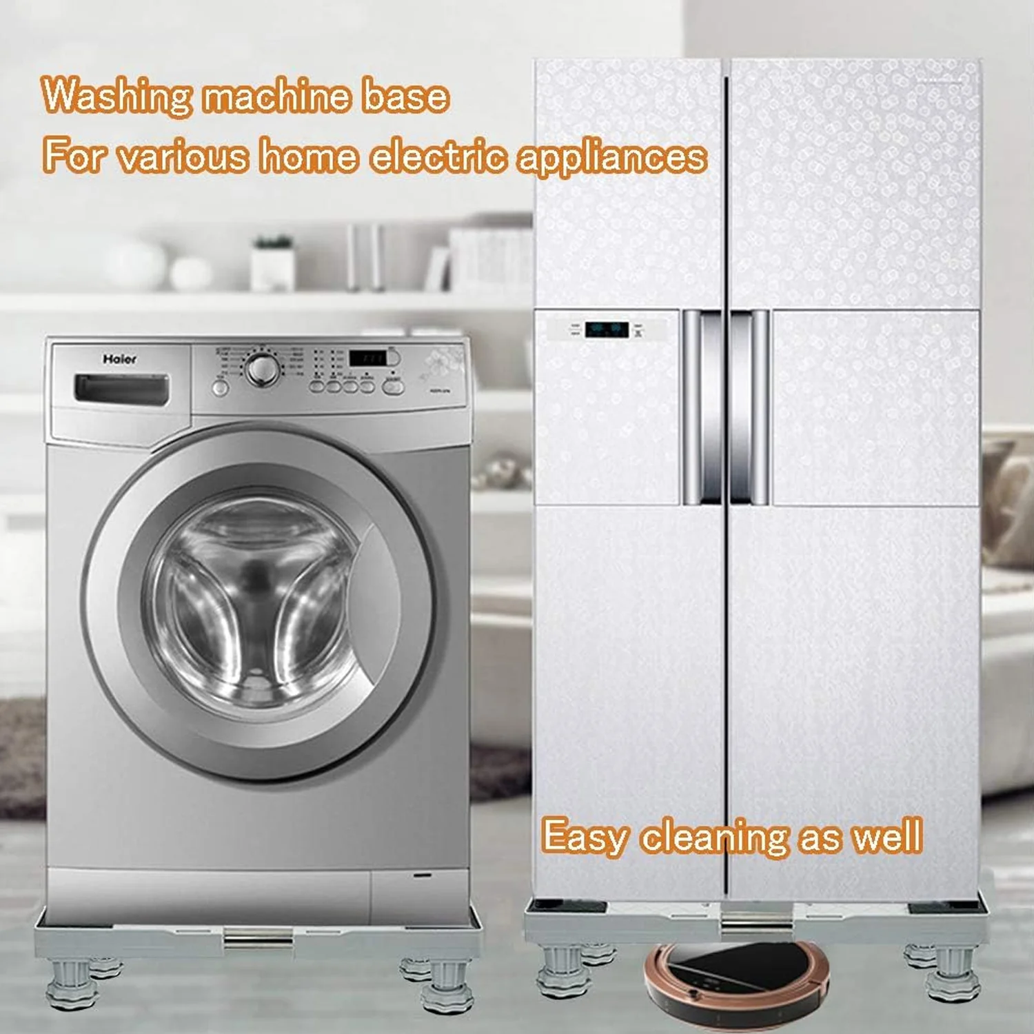 Adjustable Washing Machine Stand (1 Pc / 67×67 Cm Long Adjust) - Image 4