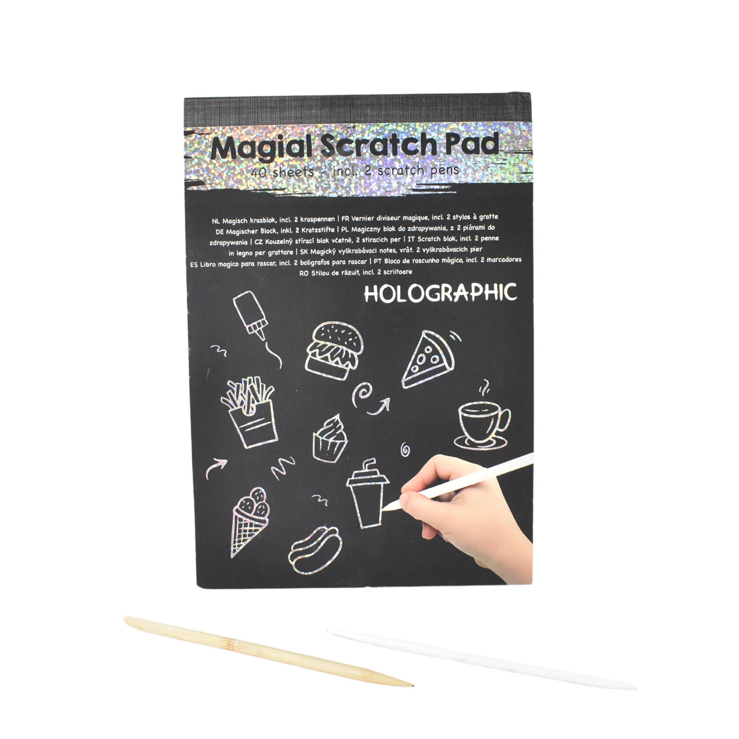 Magical Scratch Art Book For Gifts Girls & Boys (40 Sheet) - Image 5