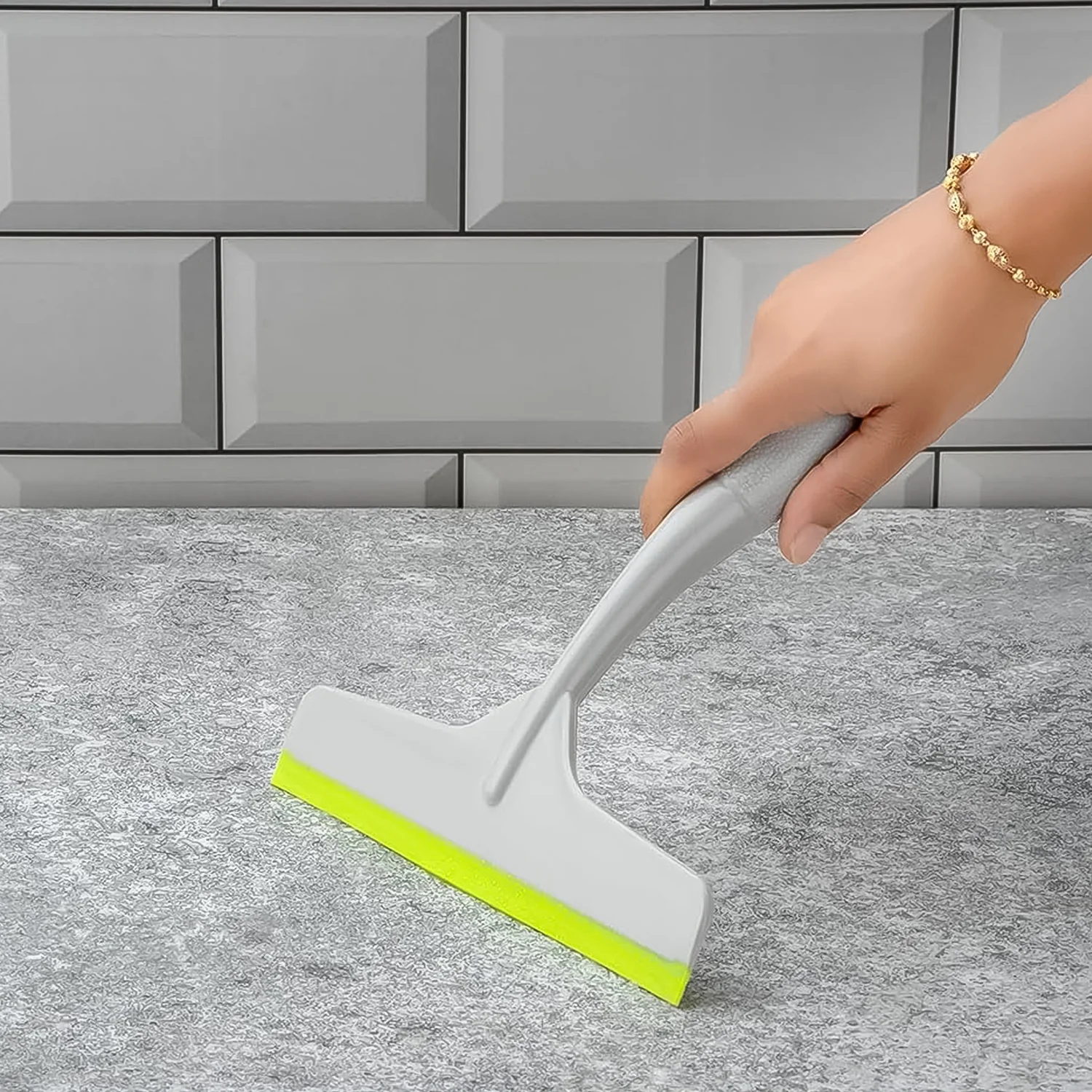 Plastic Kitchen Wiper (Grey / 1 Pc) - Image 6
