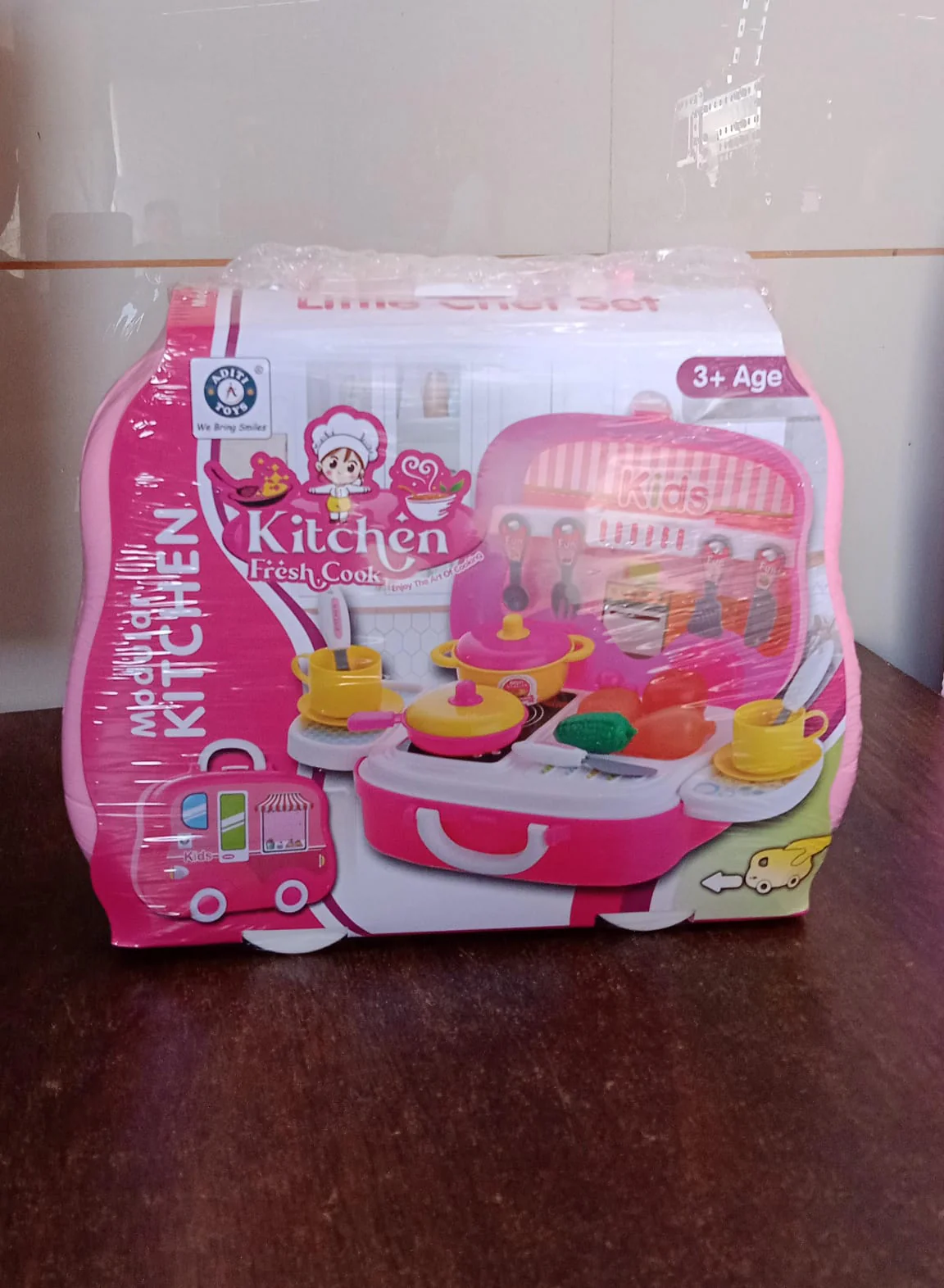 Kitchen Set for Kids Girls Pretend Play Toys Little (23 Pcs Set Approx) - Image 10