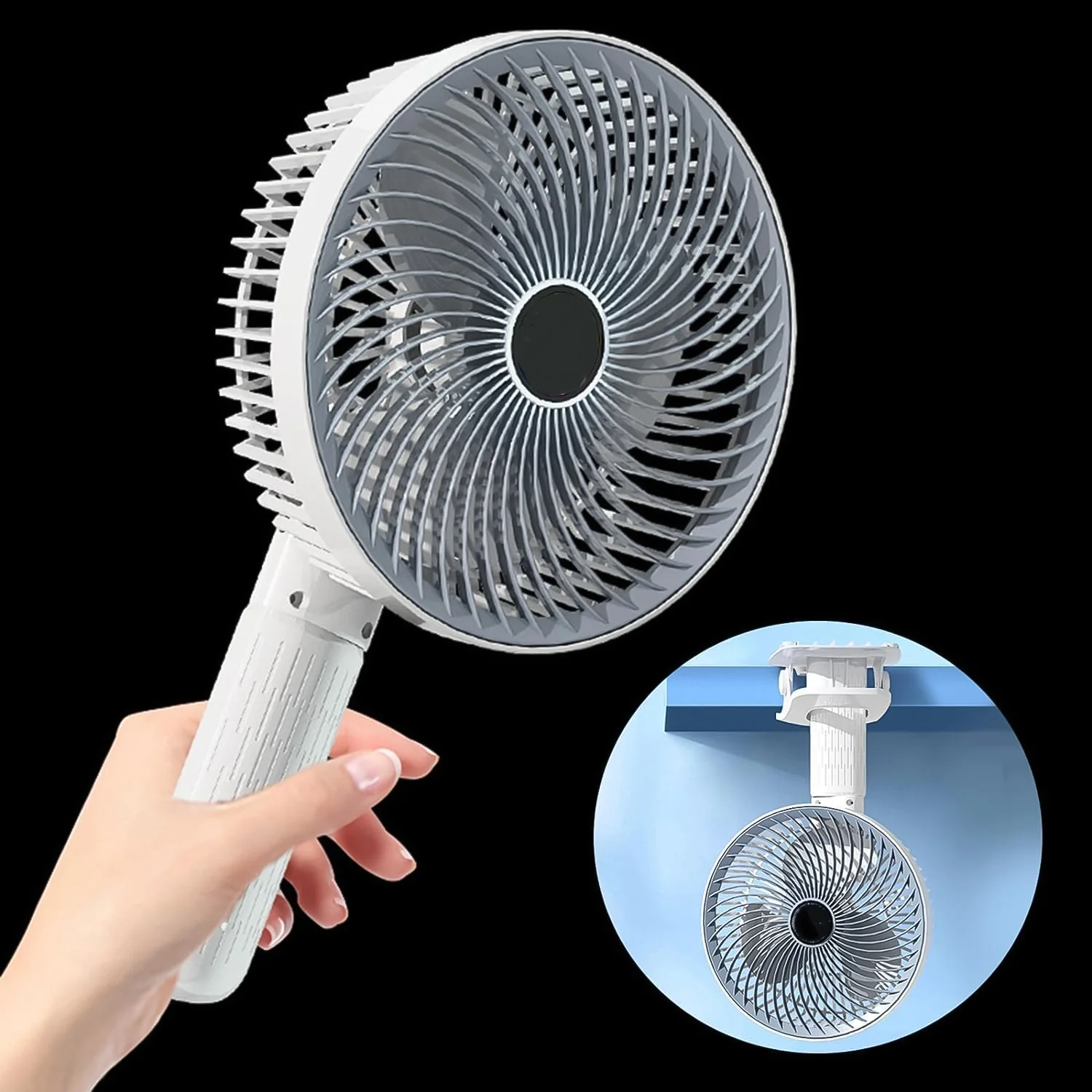 Multifunctional USB Desk Fan Clipped Fan (1 Pc / With Color Box) - Image 3
