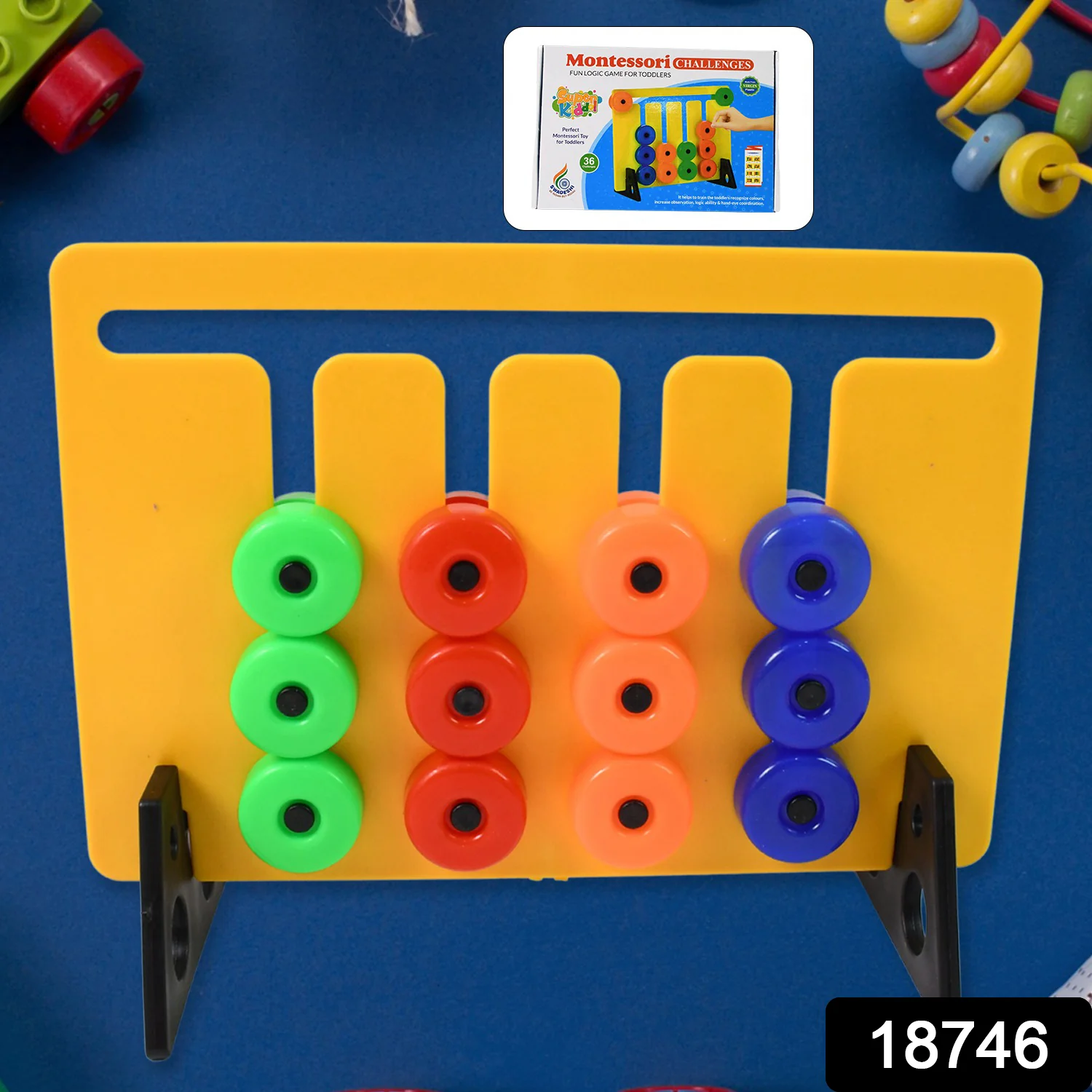 Montessori Slide Puzzles Toys for Kids (36 Challenges / 1 Set) - Image 2