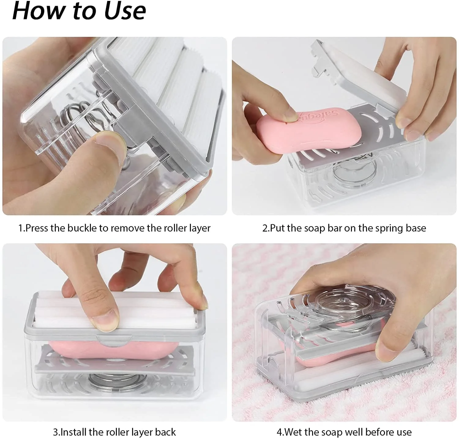 2 in 1 Soap Roller with Case (1 Pc) - Image 4