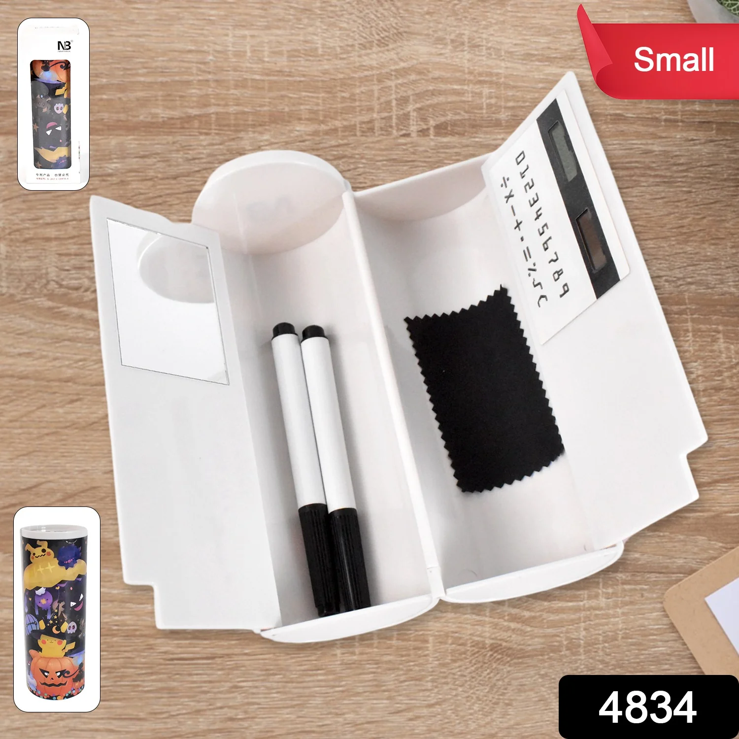Small Multifunctional Fancy Pencil Box Double Sided Pencil Cases (1 Set) - Image 2