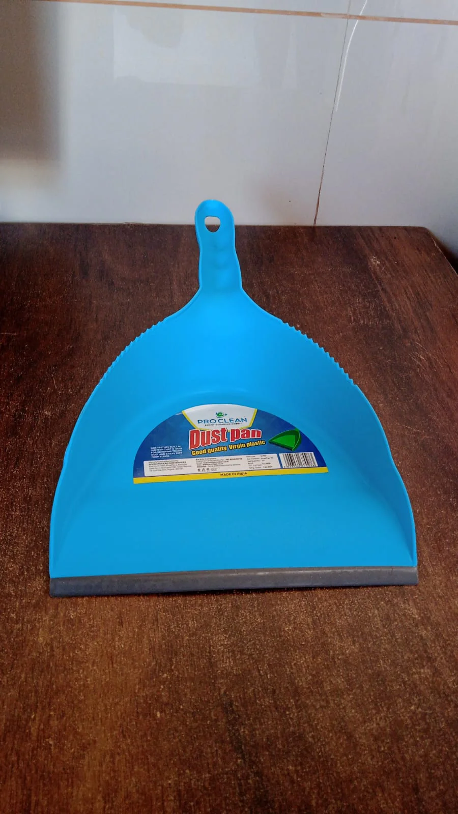 Heavy Plastic Dustpan with Handle, Supdi (1 Pc) - Image 7