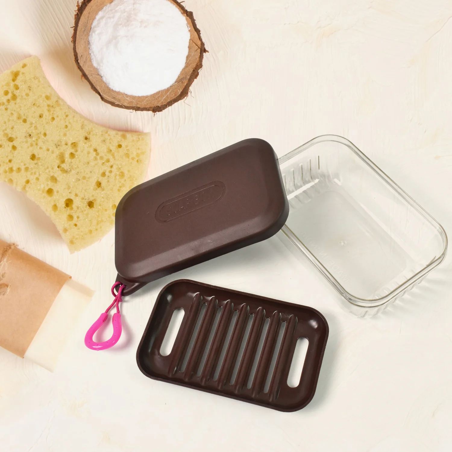 Bathroom & Travel Plastic Soap Box with Lid ,Sabudani (1 Pc) - Image 4