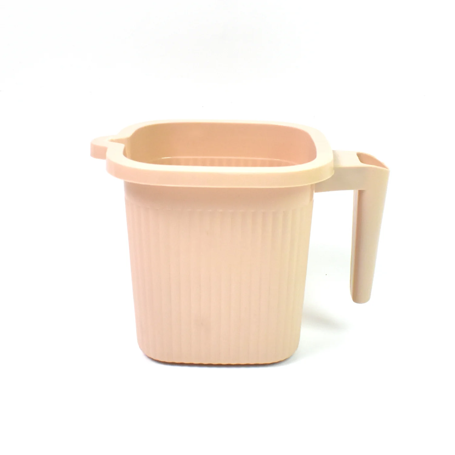 Plastic Square Bath Water Mug (1 Pc / 1000 ML / Mix Color) - Image 5