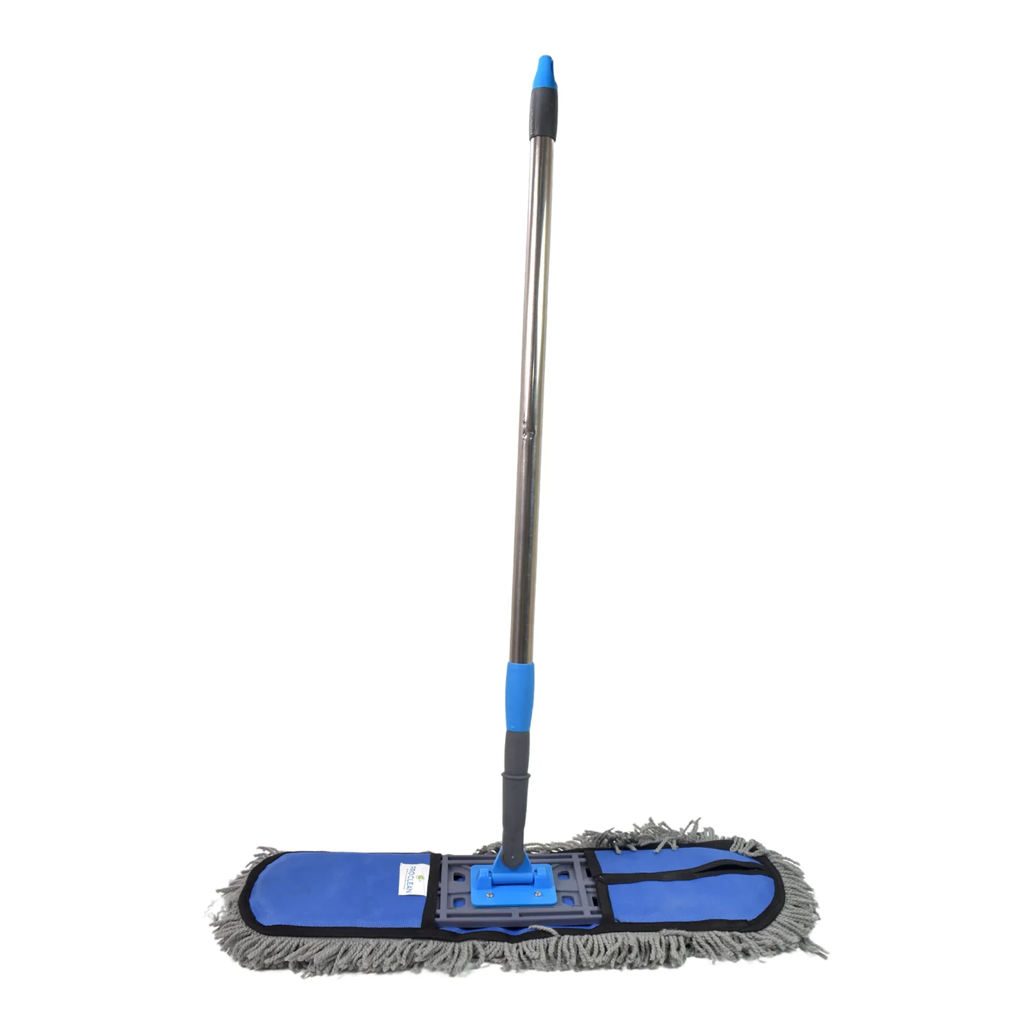 Wet and Dry Cotton Pad Floor Mop with Long Aluminium Handle (1 Pc / Large) - Image 5