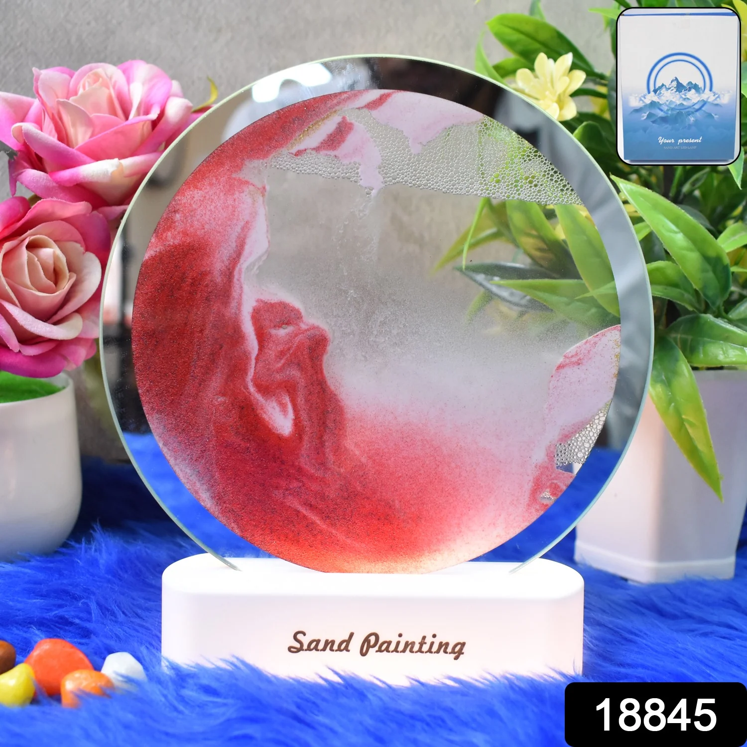 3D Liquid motion Display With LED Light (1 Pc) - Image 2