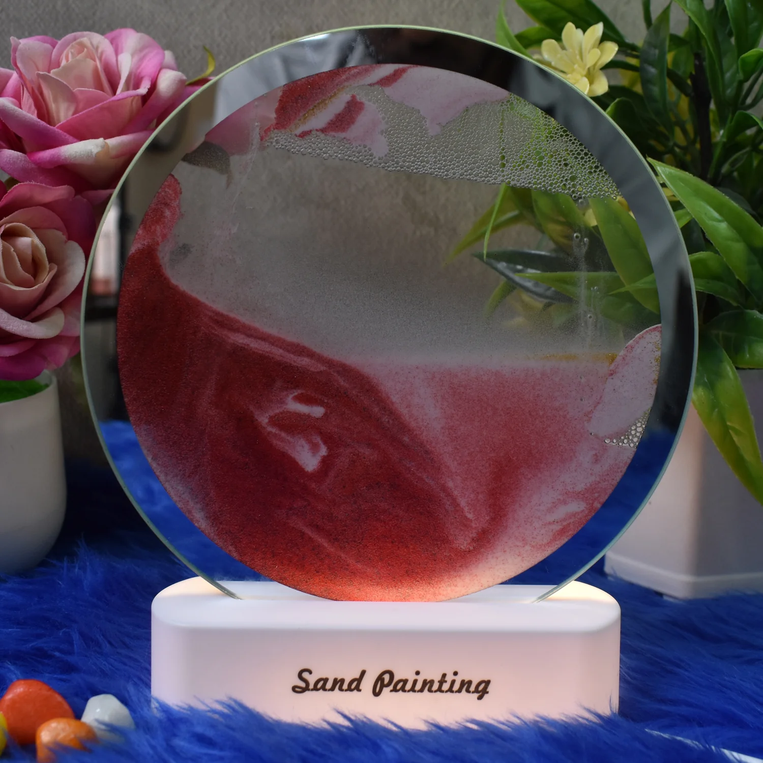 3D Liquid motion Display With LED Light (1 Pc) - Image 3