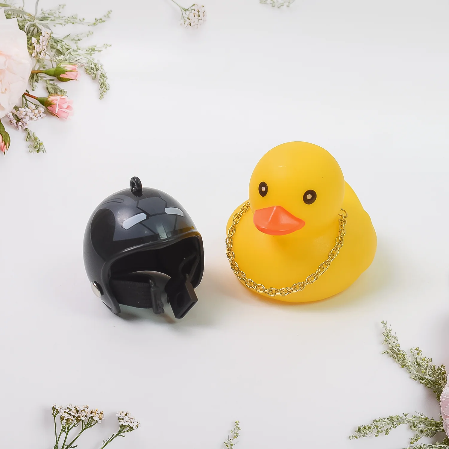 Spring Doll Dance Toy Duck Car Bicycle Bell with Propeller Helmet (1 Pc / Mix Design) - Image 6