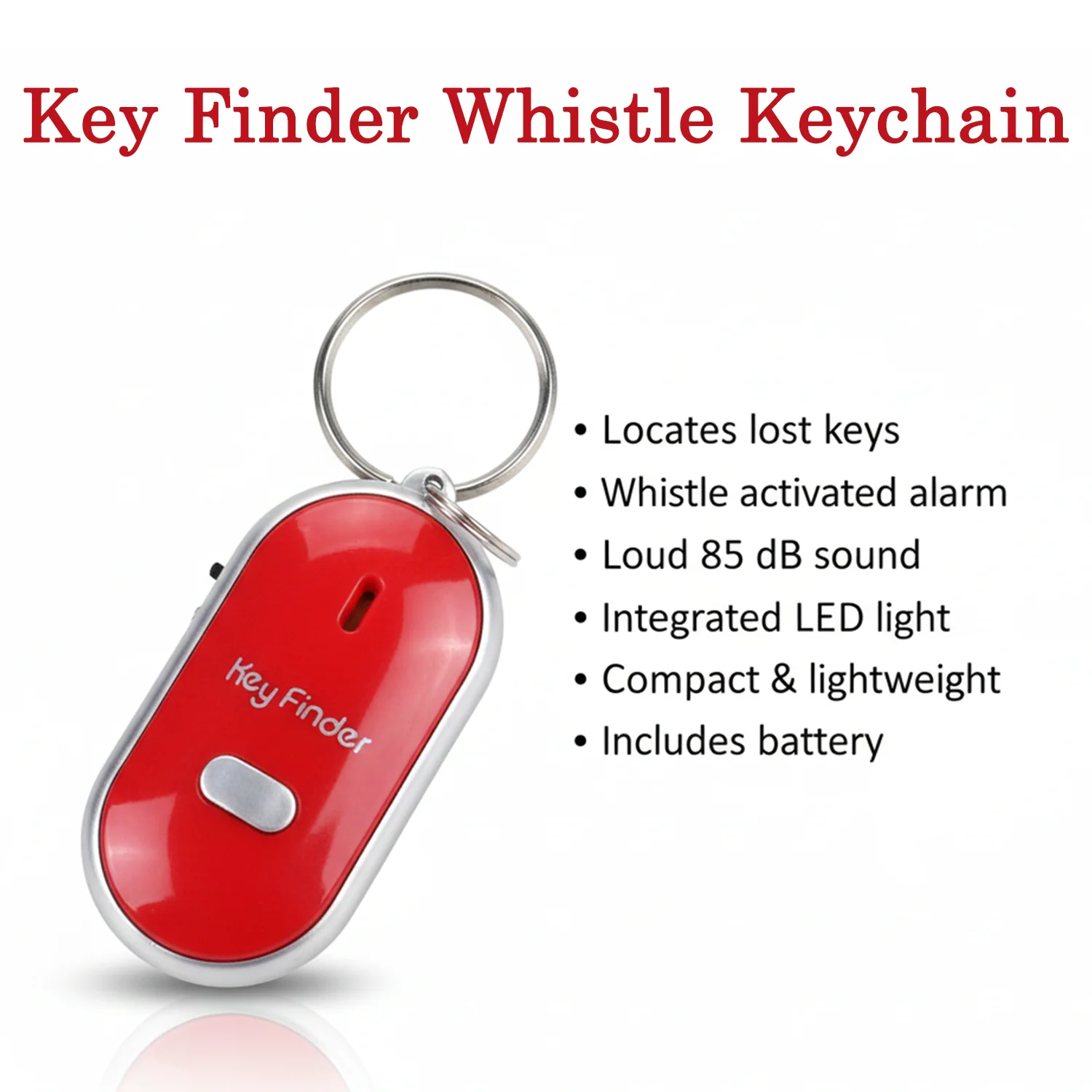 Key Finder Anti Key Lost Key Chain Whistle Induction (1 Pc) - Image 4