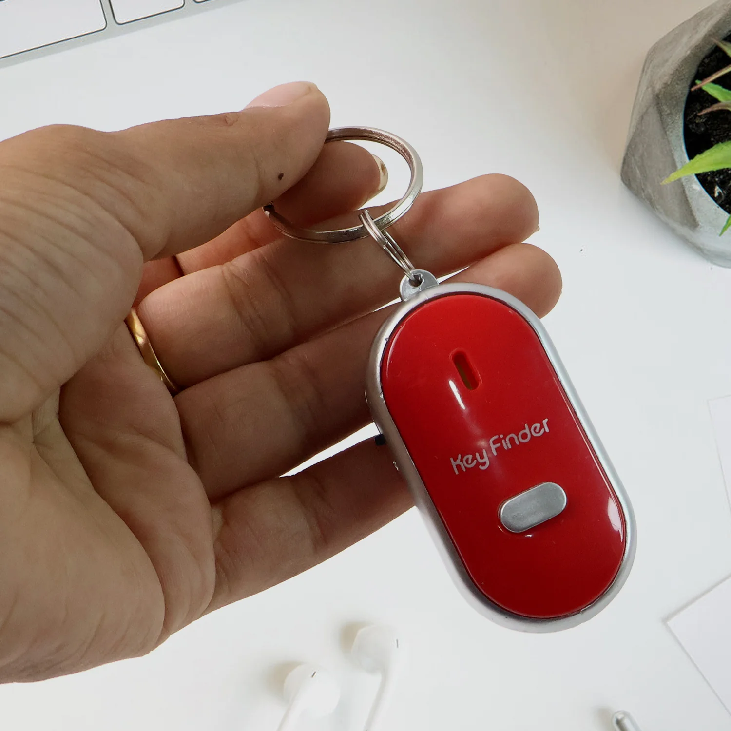 Key Finder Anti Key Lost Key Chain Whistle Induction (1 Pc) - Image 6