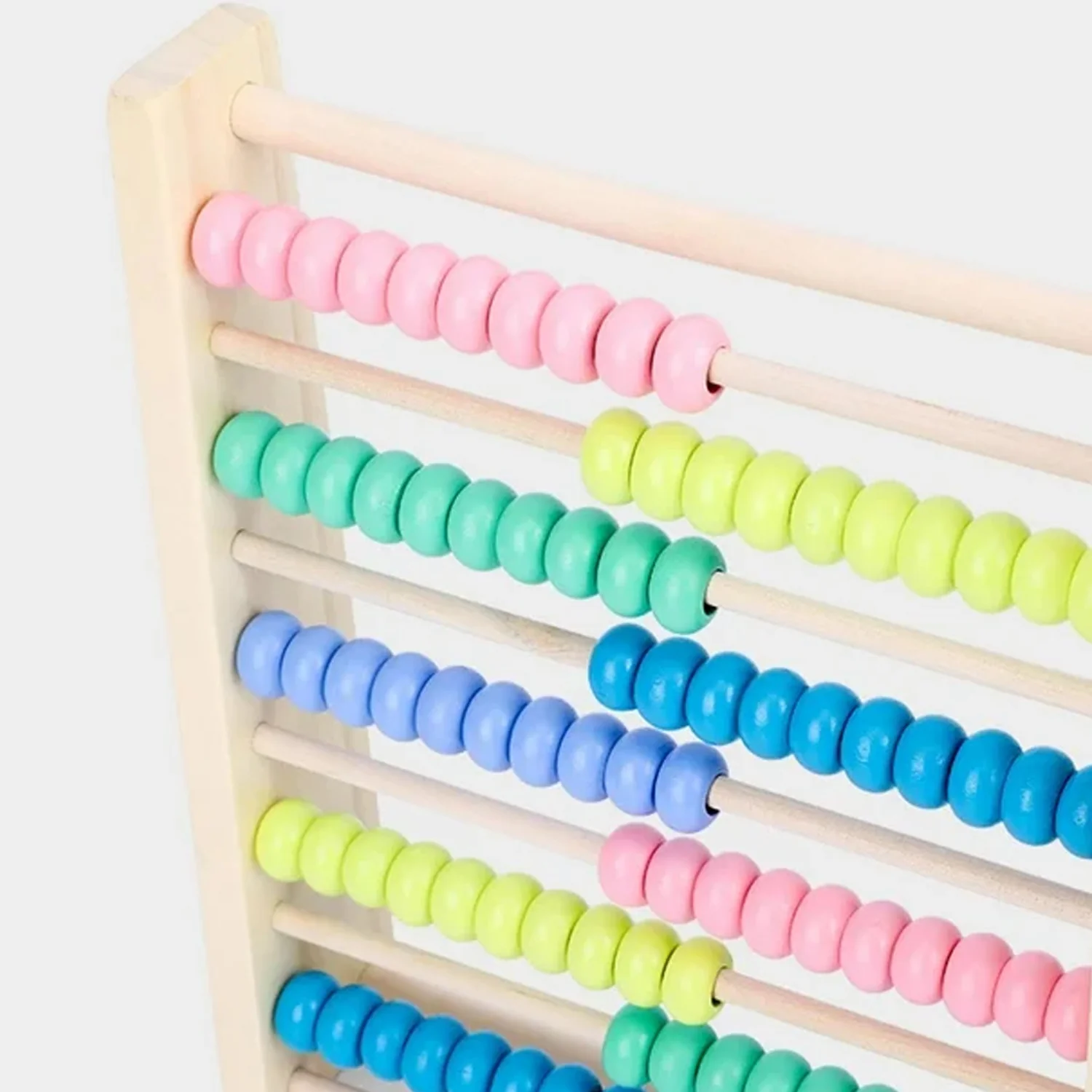 Wooden Counting Number Maths Learning Abacus Toy (1 Pc) - Image 4