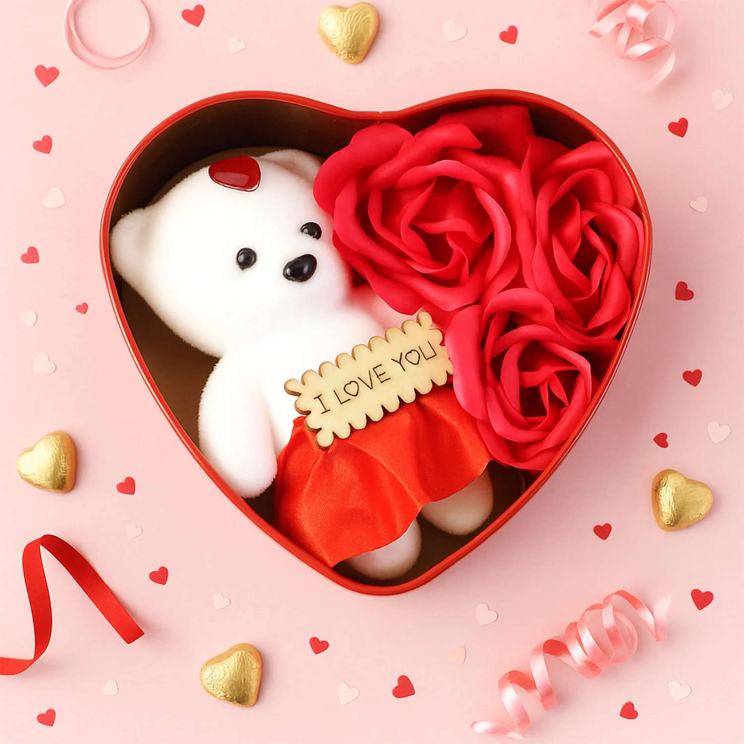 Decorative Gift For Occasions Llike Valentine day (heart shape gift Box) - Image 4