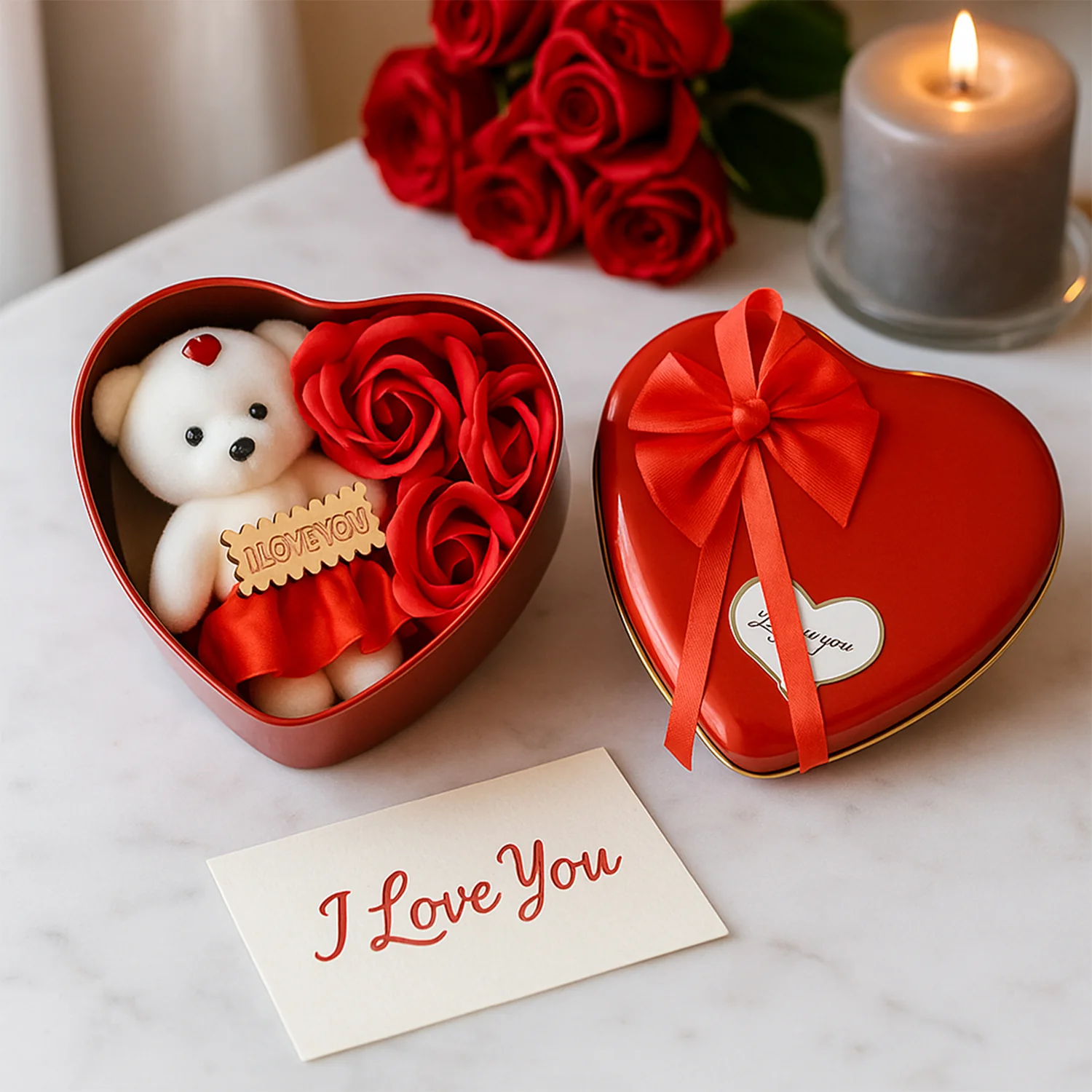 Decorative Gift For Occasions Llike Valentine day (heart shape gift Box) - Image 7