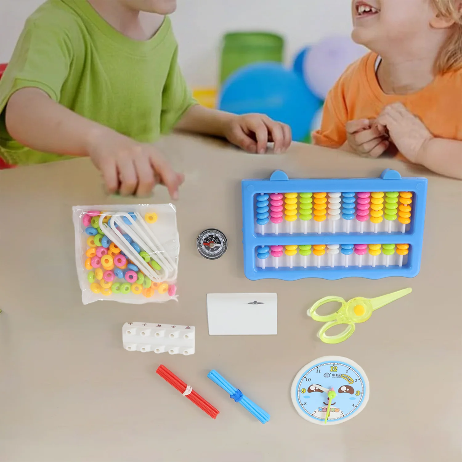 Abacus 11 Rods Counting Abacuses Toy Bead Educational Tools (1 Set) - Image 4