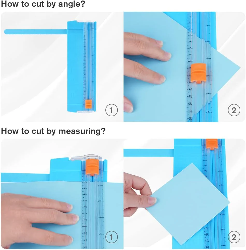 Paper Cutter, A5 Mini Paper Cutter, Portable Paper Cutting Machine (1 Pc / Mix Color) - Image 5