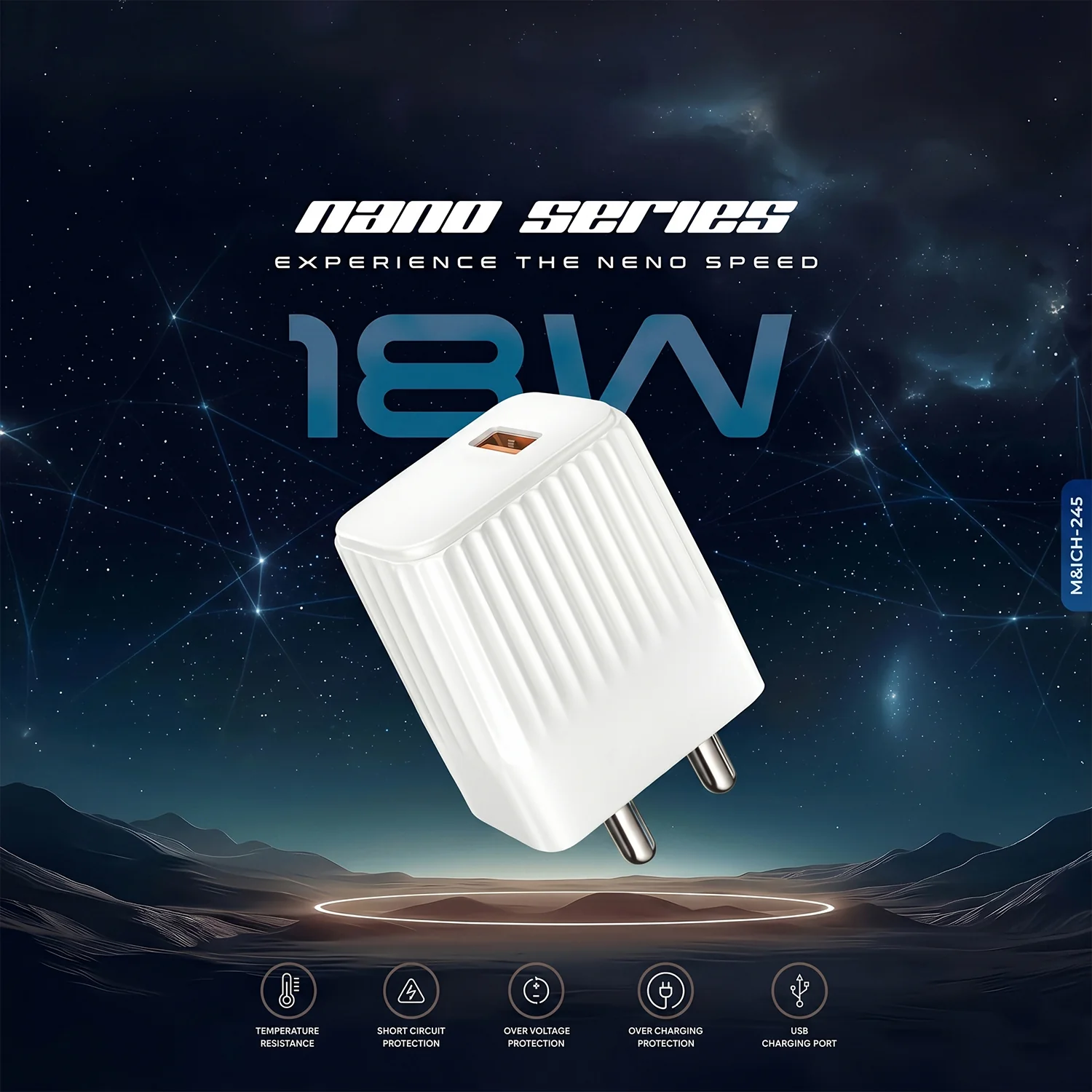 18W Fast Charging USB Wall Adapter with Free Micro USB Cable - Image 6