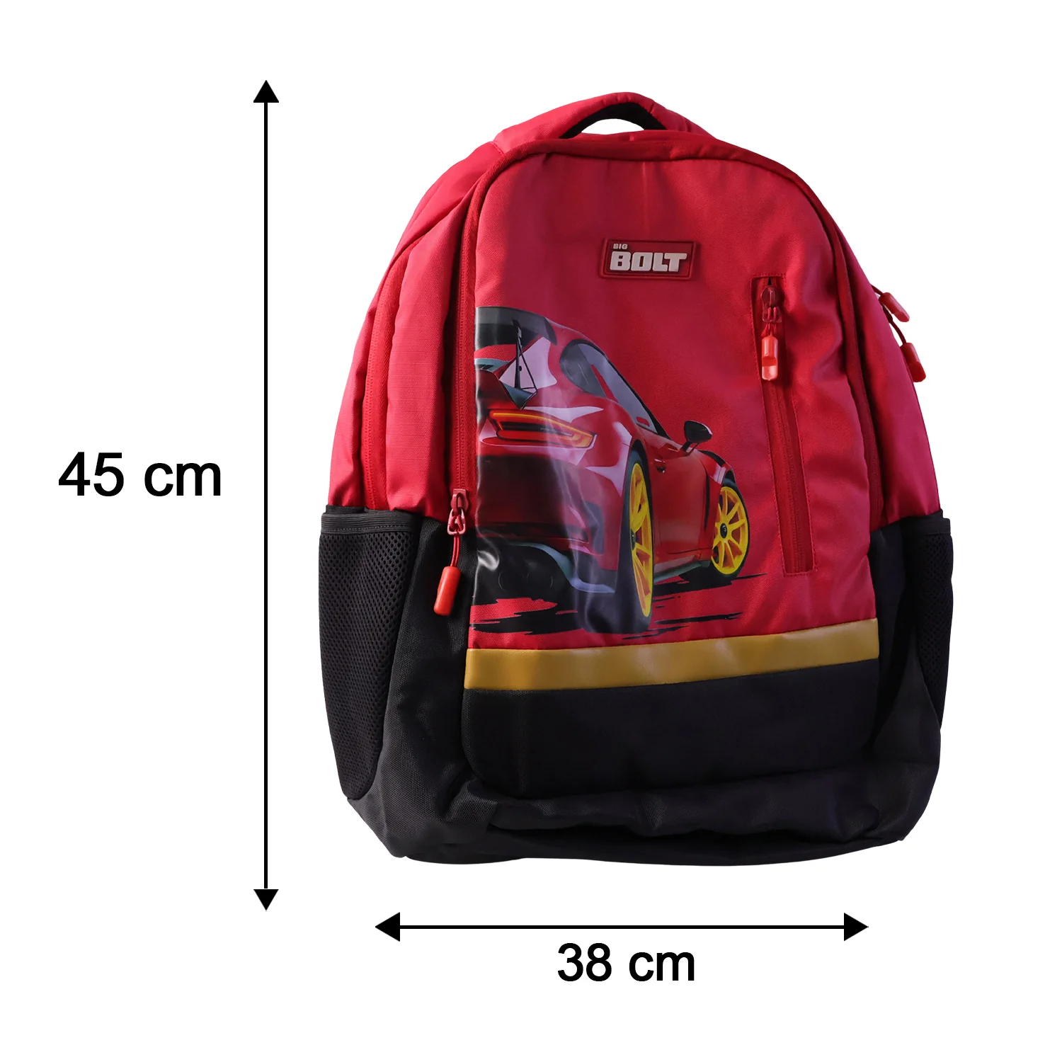 19-inch School Bag with Car Design for Kids - Image 9