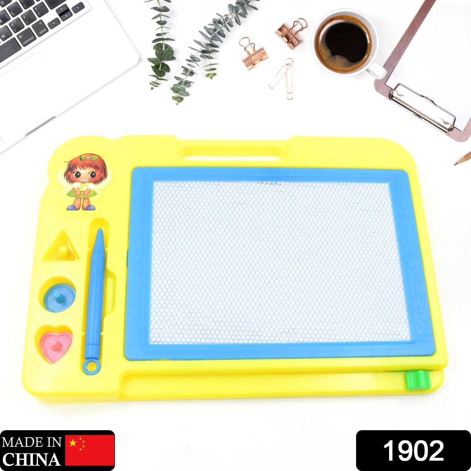 Children’s Magic Slate Doodle Pad Erasable Drawing & Writing Board (1 Pc) - Image 2