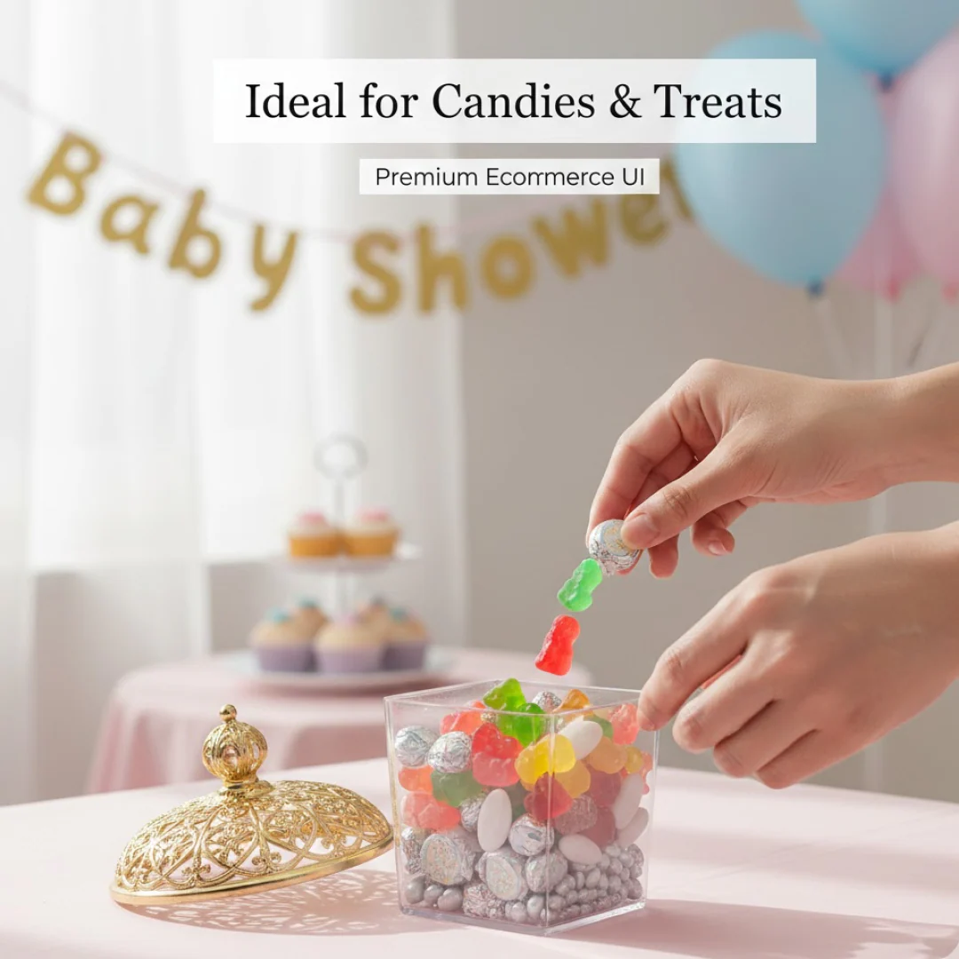Plastic Baby Shower Candy Boxes (1 Pc) - Image 4