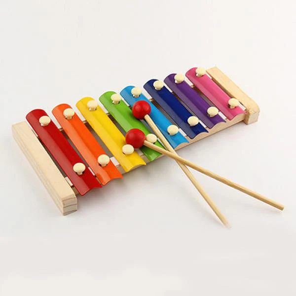 Wooden Xylophone Musical Toy for Children (MultiColor) - Image 3