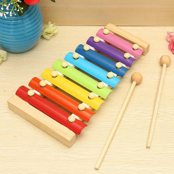 Wooden Xylophone Musical Toy for Children (MultiColor) - Image 6