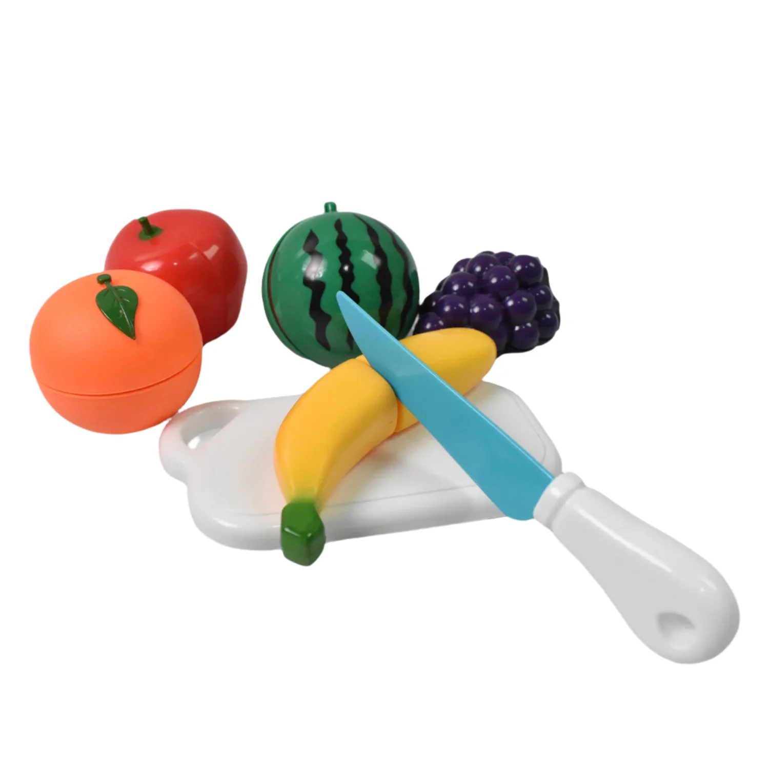 Realistic Sliceable Fruits Cutting Play Toy Set (7 Pcs Set) - Image 5