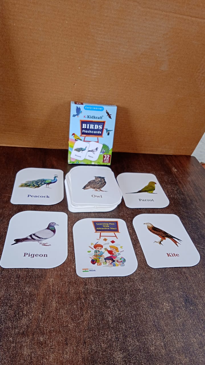 KidKraft Early Learner Educational Flashcards – 32 Birds - Image 8
