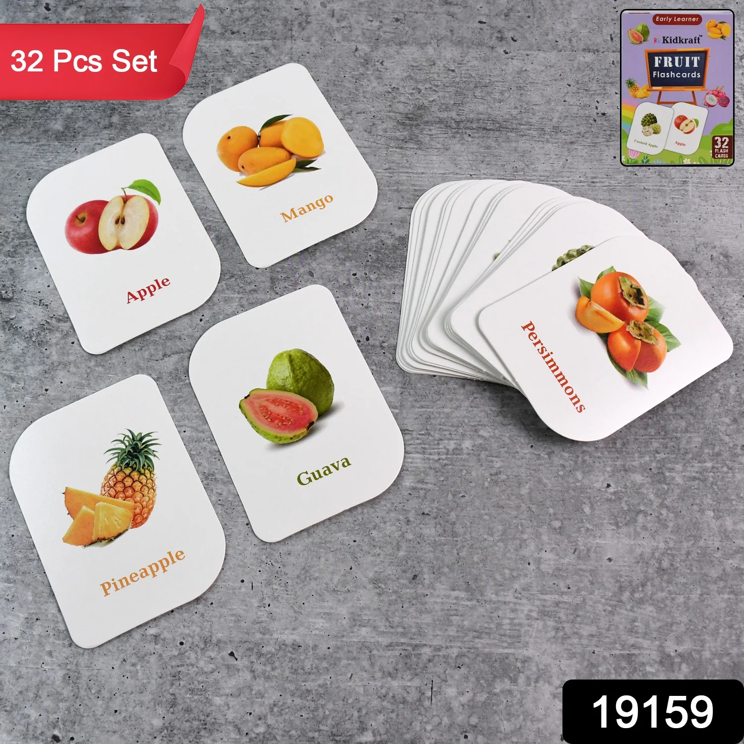 KidKraft Early Learner Educational Flashcards – 32 pcs - Image 2