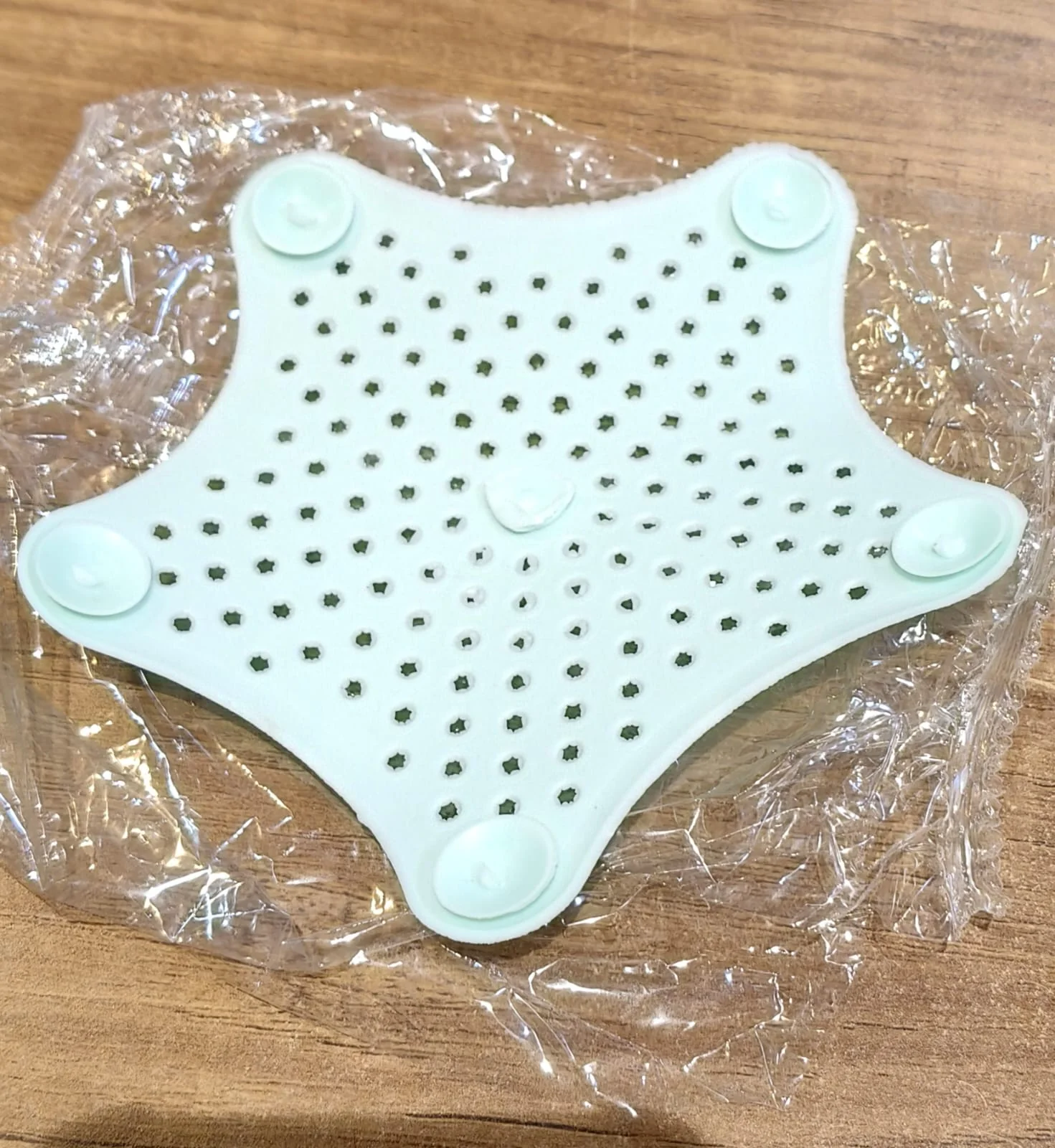 Mint Green Silicone Star Shaped Sink Filter Bathroom Hair Catcher Drain Strainers - Image 8