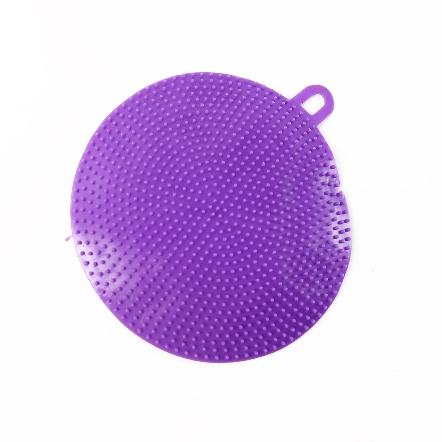 Purple Silicone Dish Scrubber Sponge Mildew Free, Non Stick, Heat Resistant - Image 5