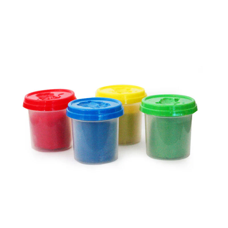 Non-Toxic Creative 30 Dough Clay 5 Different Colors, (Pack of 6 Pcs) - Image 4