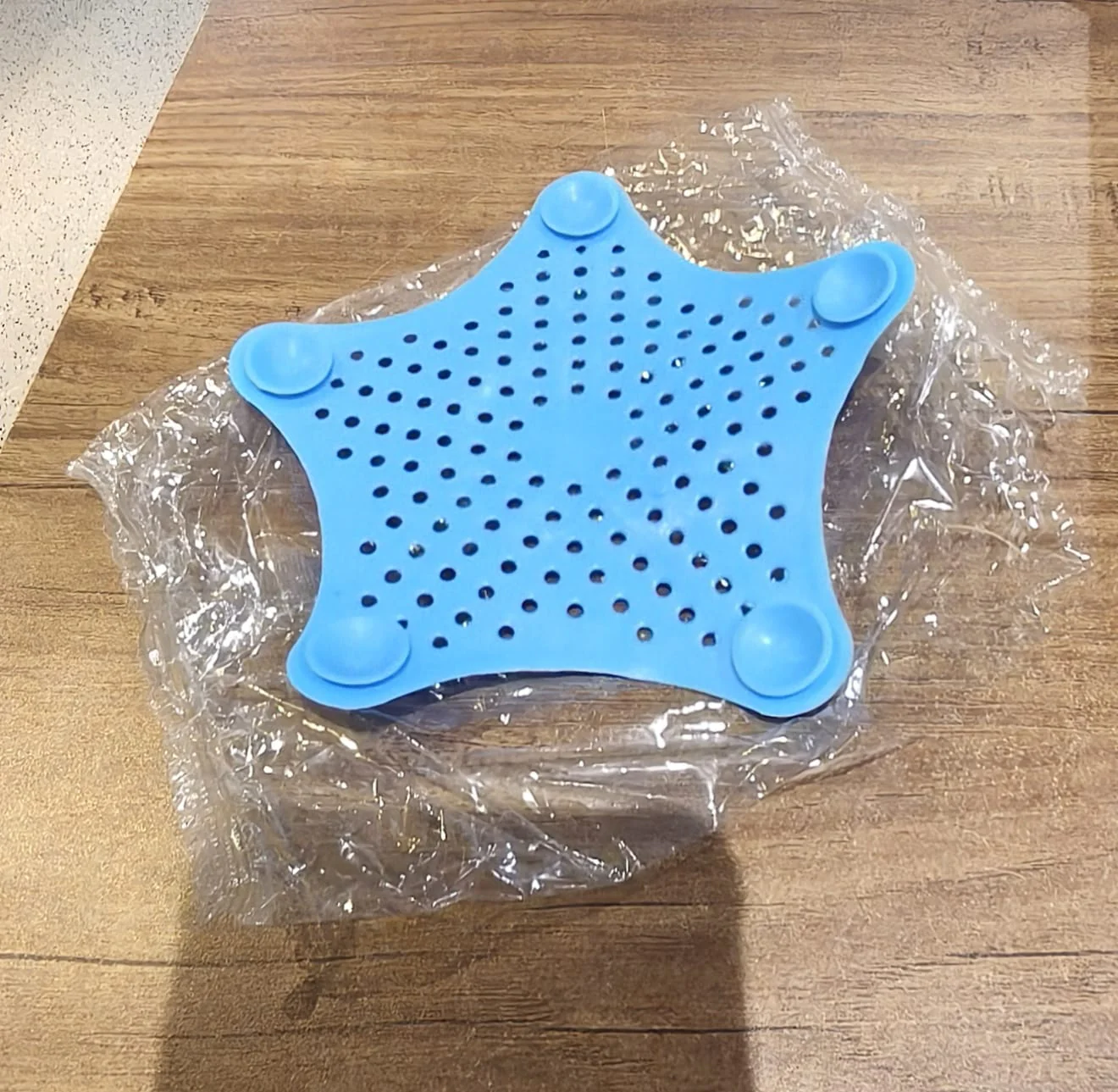 Aqua Blue Silicone Star Shaped Sink Filter Bathroom Hair Catcher Drain Strainers for Basin - Image 10