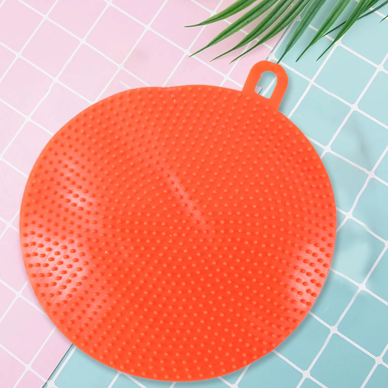 Red Silicone Dish Scrubber Sponge Mildew Free, Non Stick, Heat Resistant - Image 6