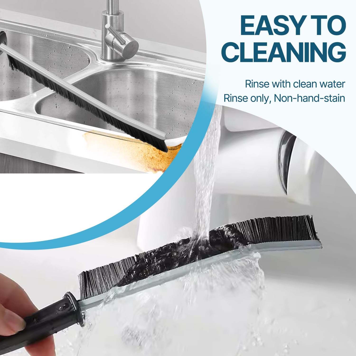 Long Handle Corner Cleaning Brush (2 Pc Set) - Image 7