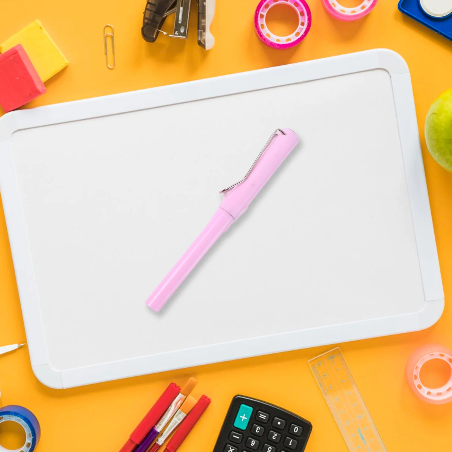 Pink 2-in-1 Everlasting Magic Pencil Replaceable Eraser – Inkless, Reusable, Portable - Image 4