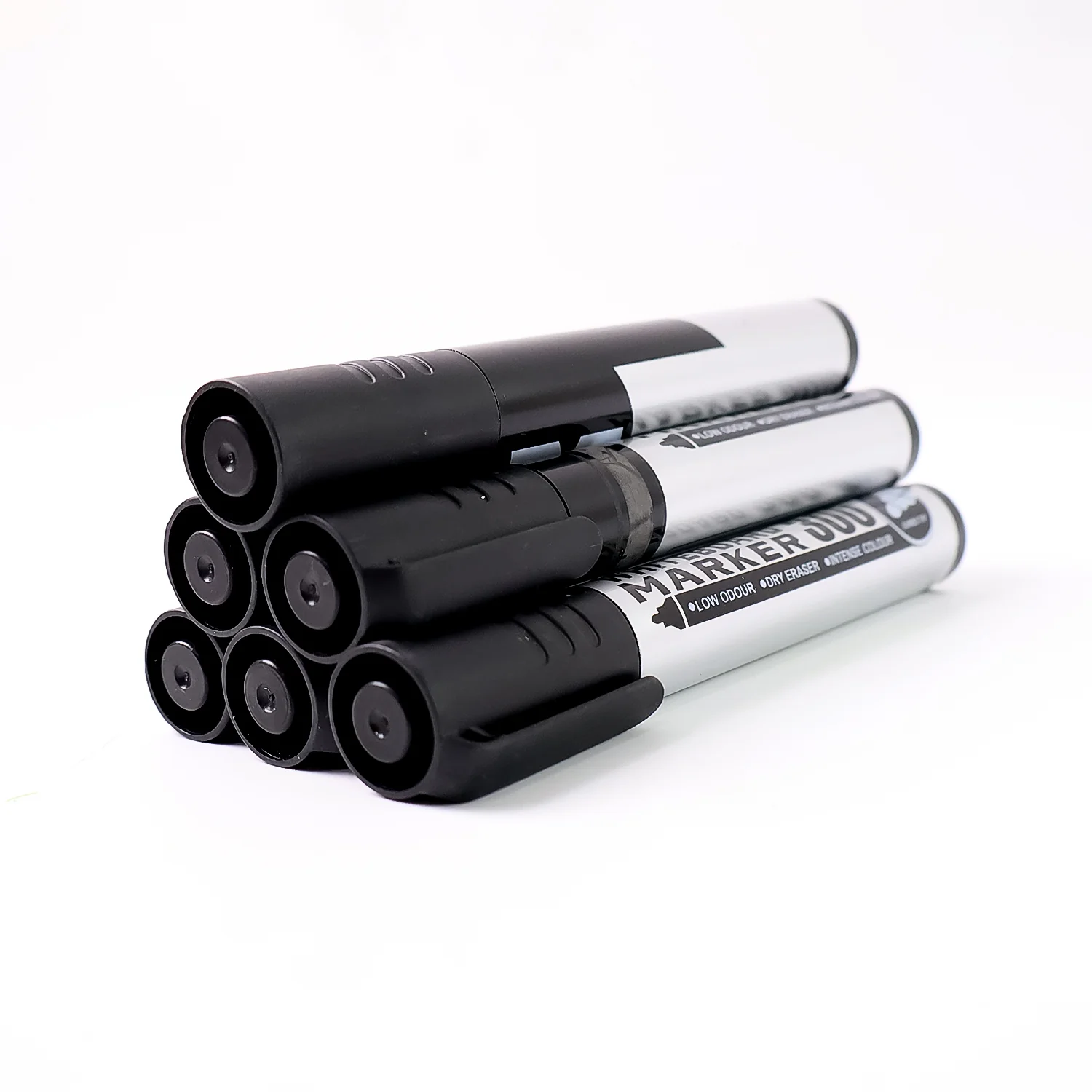 Premium Permanent Black Marker Pen Set (6 Pcs Set) - Image 5