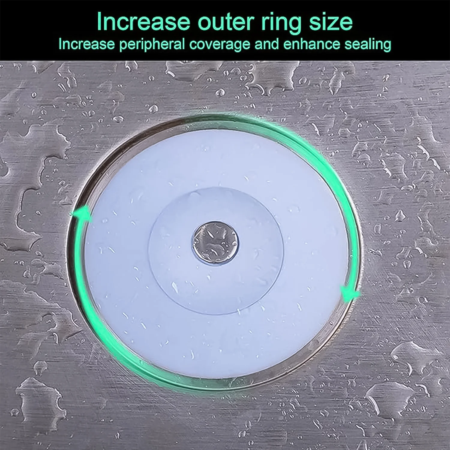 Creative 2-in-1 Blue Silicone Sewer Sink Sealer Cover Drainer (multicolour / 1 Pc) - Image 3