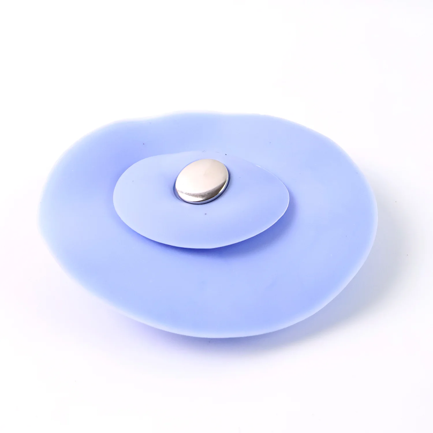 Creative 2-in-1 Blue Silicone Sewer Sink Sealer Cover Drainer (multicolour / 1 Pc) - Image 5