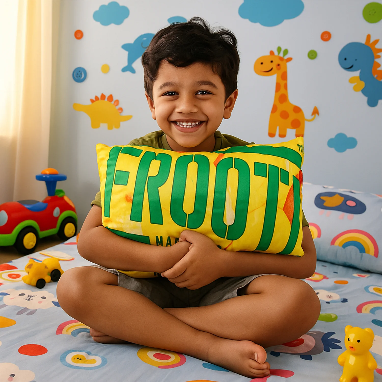 Soft Plush Cartoon Character Kids Pillow Cushion for Baby (40 x 25 Cm / 1 Pc) - Image 3