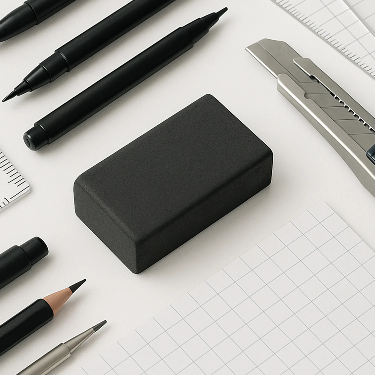 Stylish Eraser (30 Pc / Mix Design) - Image 3
