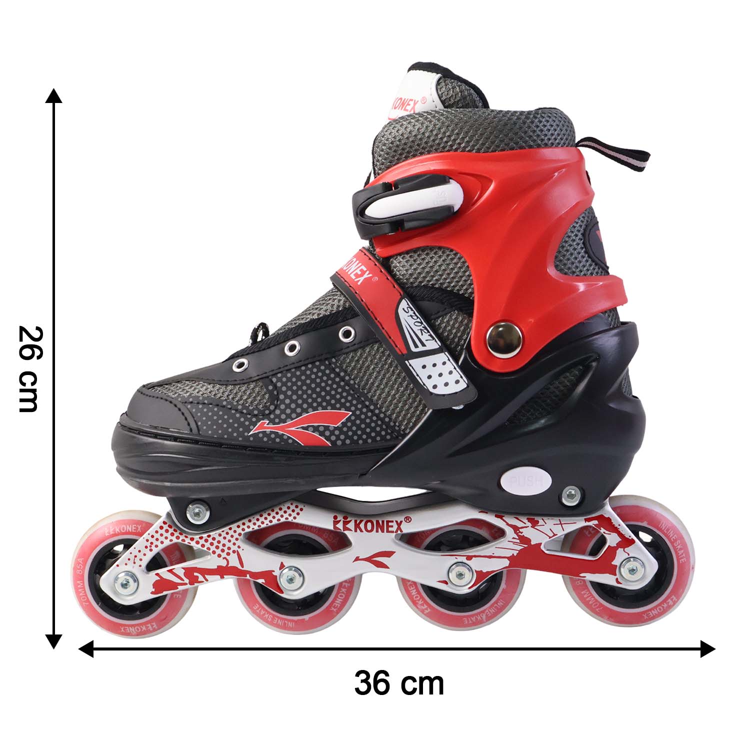 Professional Adjustable Inline Skates for Kids and Adults (XL / 1 Pair) - Image 4